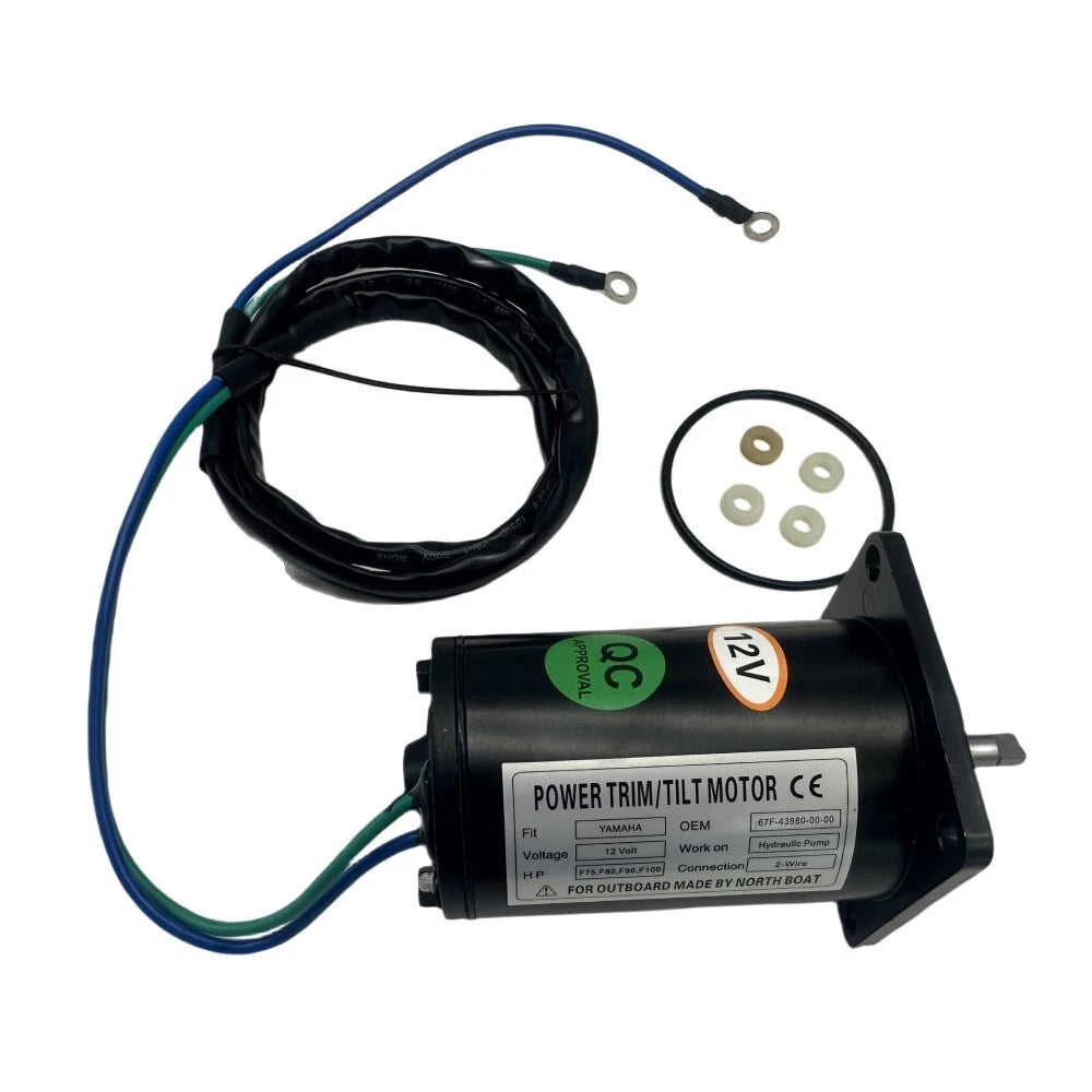 Tilt Trim Motor for Yamaha 75-100 HP Outboard Motors (67F-43880, 18-6787)