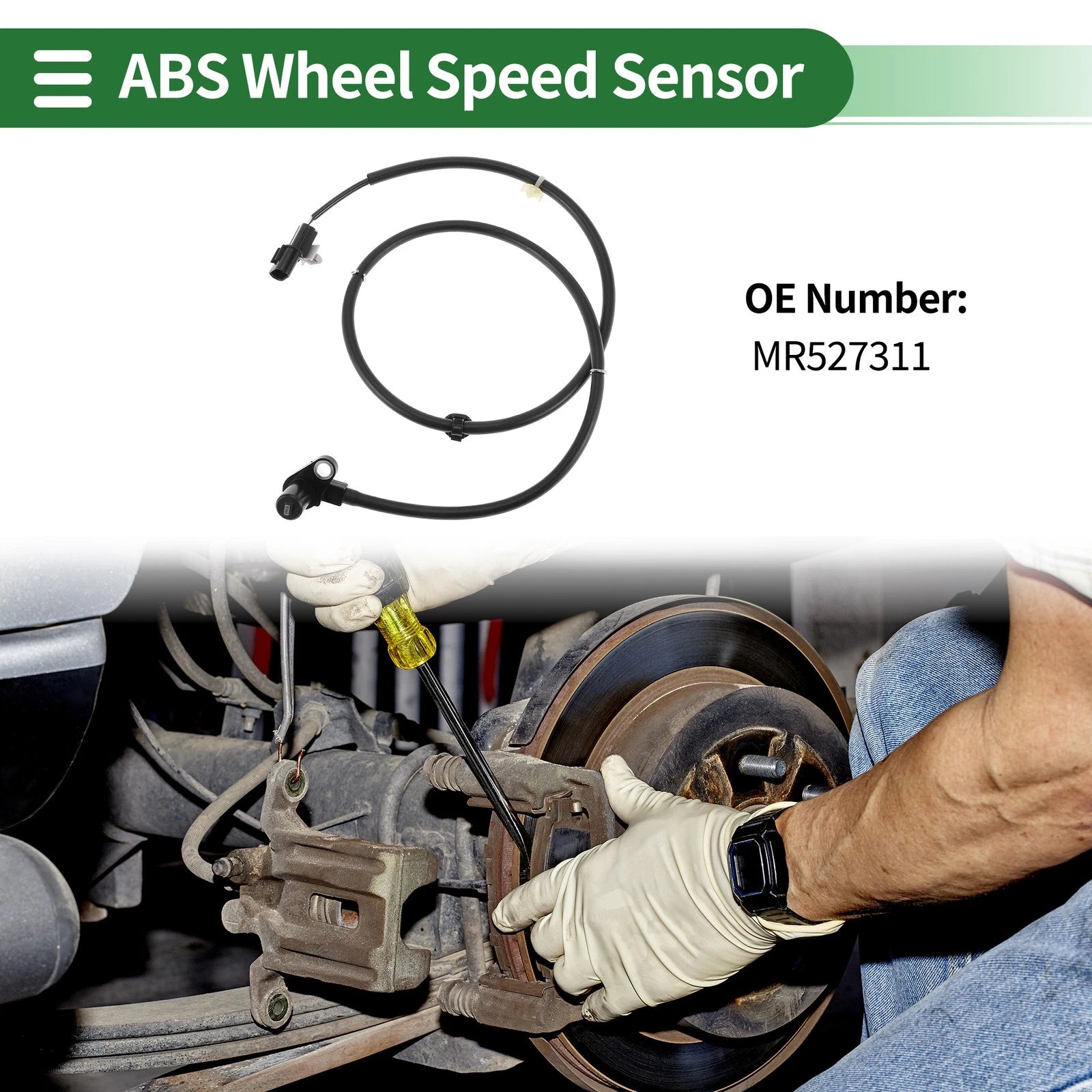 ABS Wheel Speed Sensor Replacement for Mitsubishi Lancer (2002–2007)