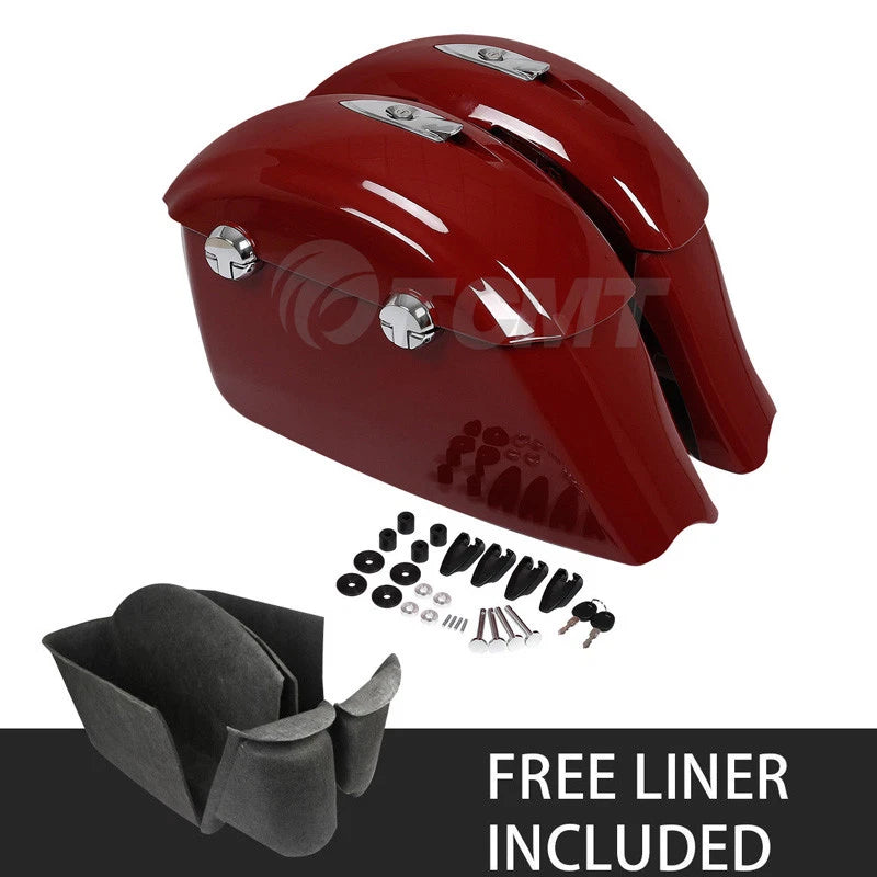 Saddlebag Electronic Latch Lid Carpet Liner for Indian Chieftain (2014–2023)