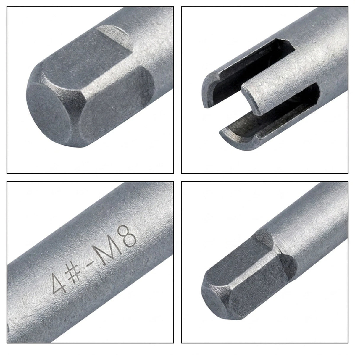 5Pcs M5M12 Broken Tap Extractor Set for Screw Removal