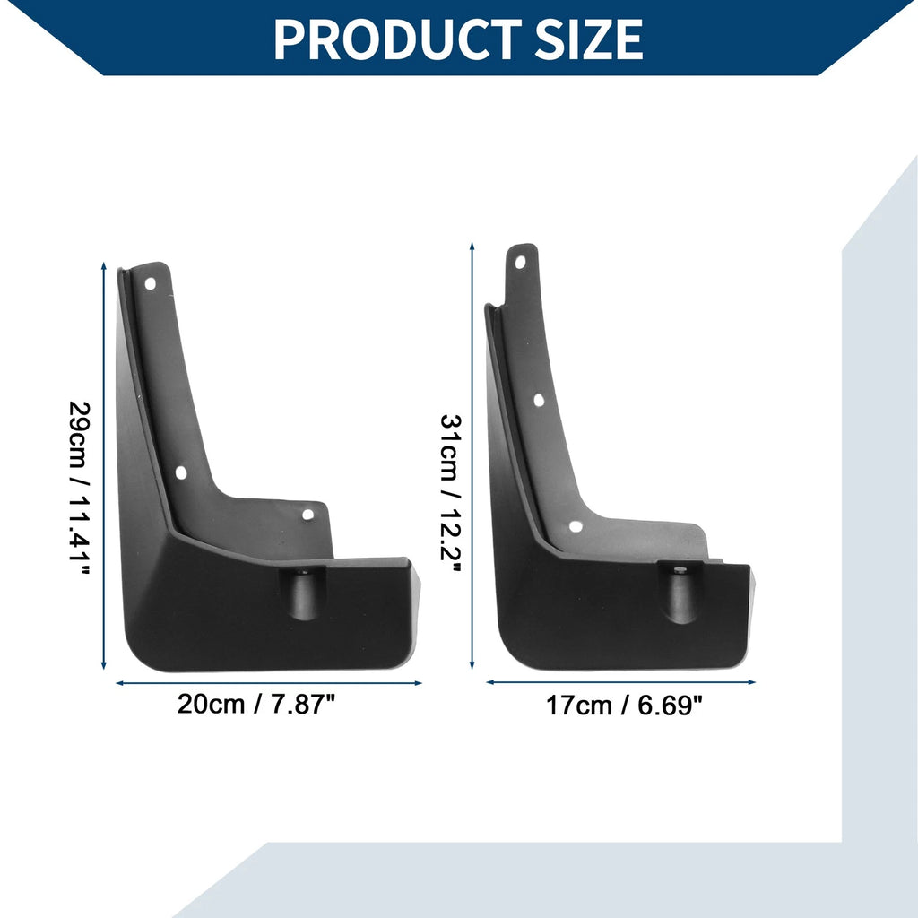 Mud Flaps Splash Guards 1 Set for Hyundai IX45 (2019–2020)