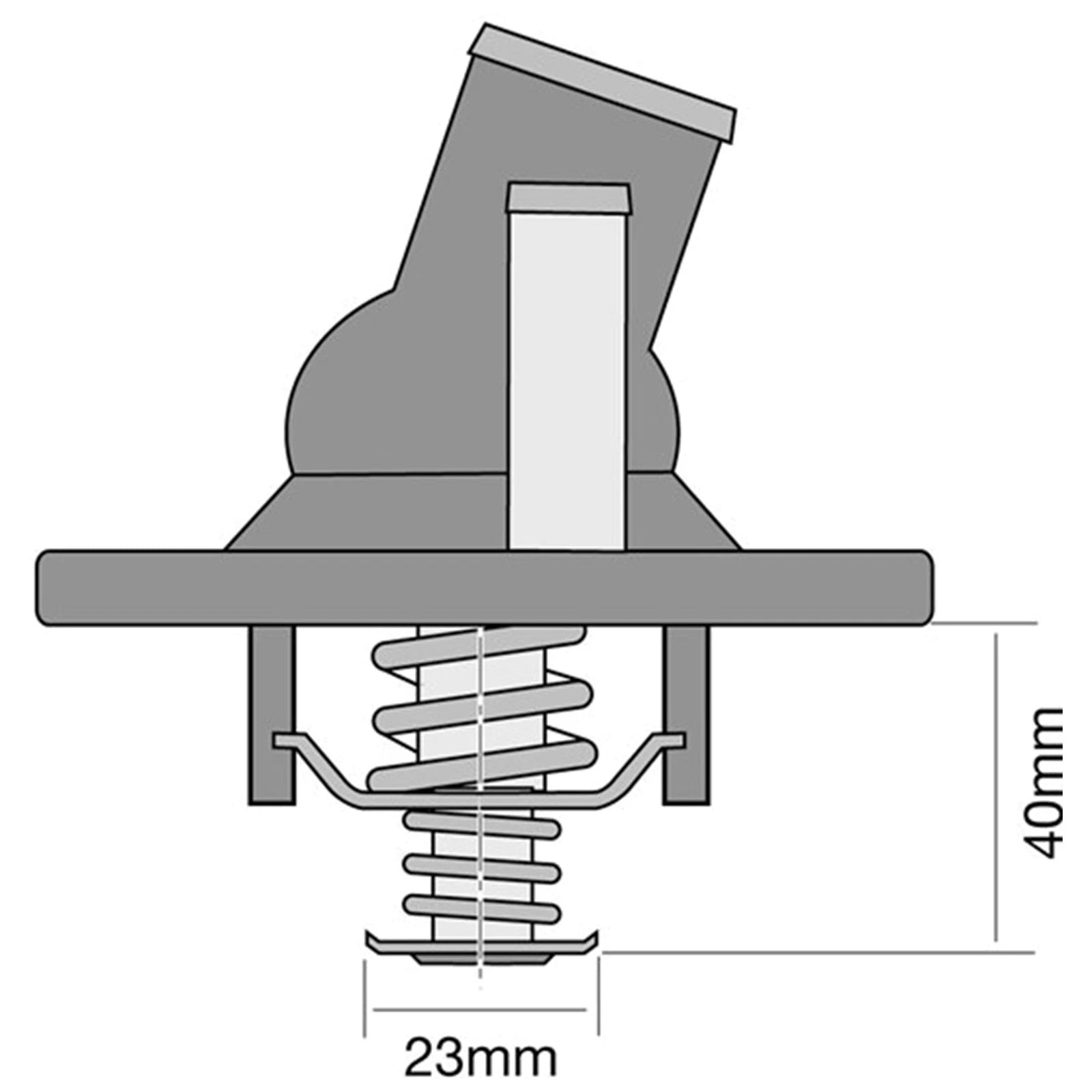 Thermostat for Mazda 3 BK BL 2.3L 2.5L (2004–2014)