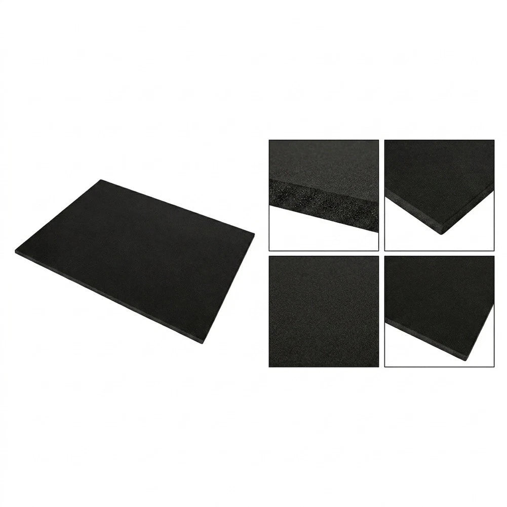 AC Unit Sound Reduction Mat for Universal Fit (60x43cm) Black Polyester Fiber