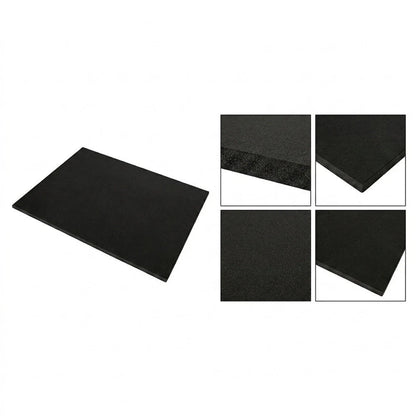 AC Unit Sound Reduction Mat for Universal Fit (60x43cm) Black Polyester Fiber