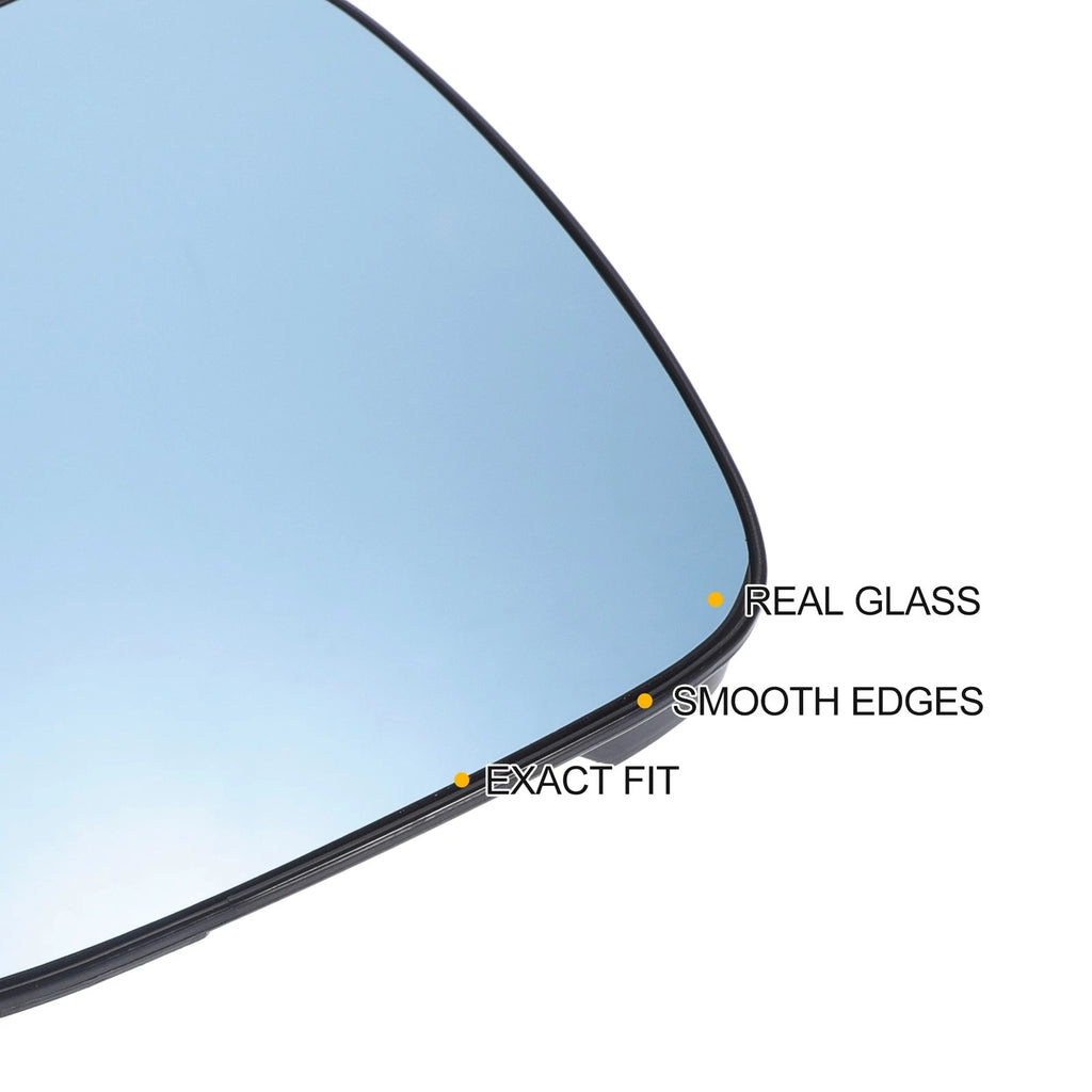 Left Side Heated Blue Mirror Glass for Citroen C5 (2008–2016)