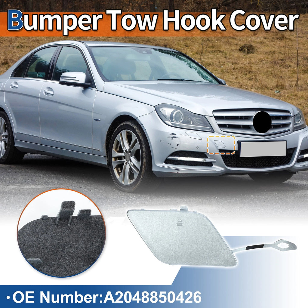 Front Tow Hook Cover Replacement for Mercedes-Benz A2048850426 (2010–2015)