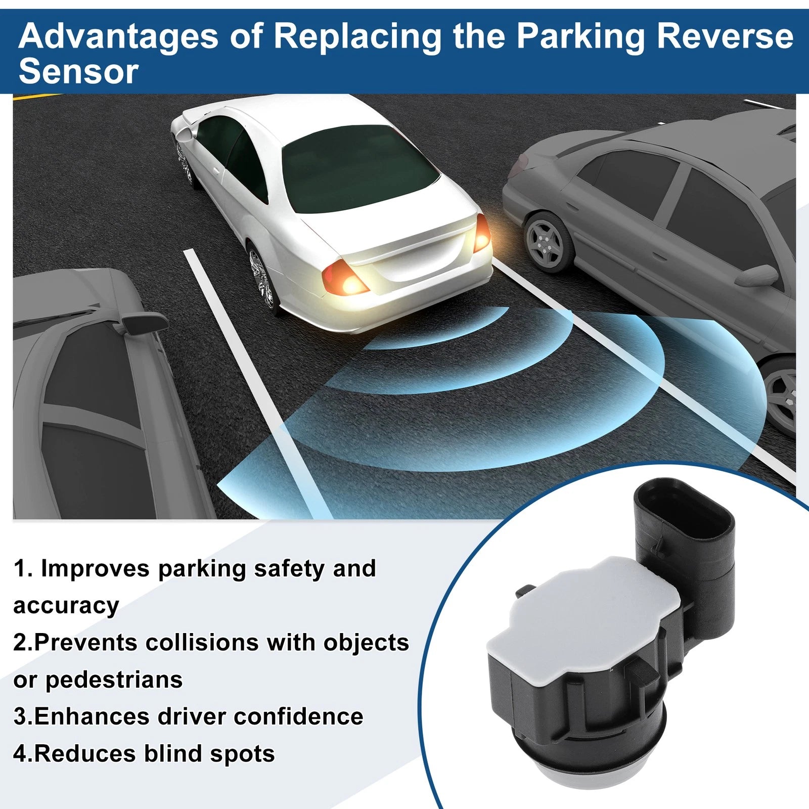 Reverse Backup Parking Sensor for BMW X3 E83 (2008–2010) No.66209261605