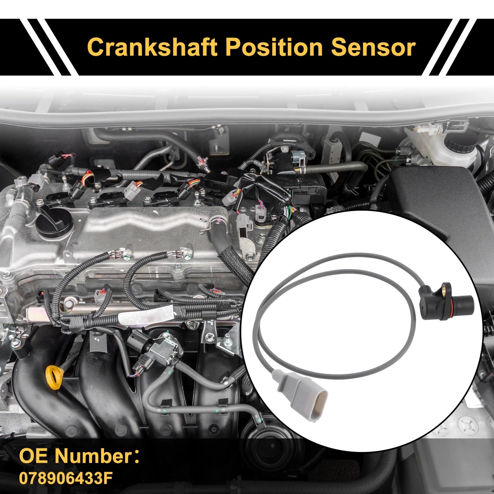 Crankshaft Position Sensor Replacement for Audi Allroad C5 2.7 quattro (2000–2005)