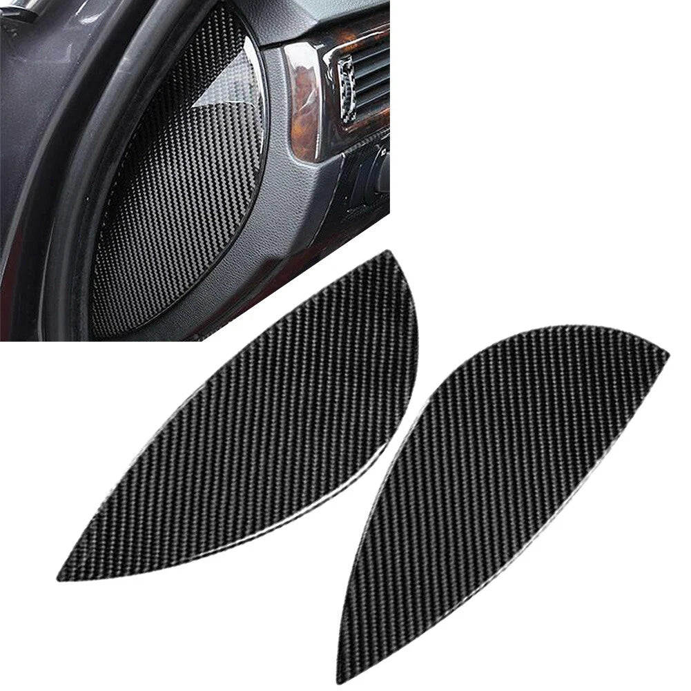 Carbon Fiber Dashboard Side Panel Trim for BMW 3 Series E90/E92 (2005–2012)