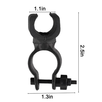 Torch Holder for Bike Assembly (Black Engineering Plastics)