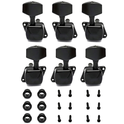 3L3R Half Closed Tuners for Les Paul LP SG ES Guitar (Fit Black)