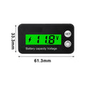 Digital Voltmeter DC 8-100V for Automotive Use (Reverse Polarity Protection, LCD)