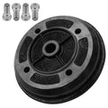 Caltric Rear Brake Drum Replacement for Kawasaki Mule 610 2006–2019