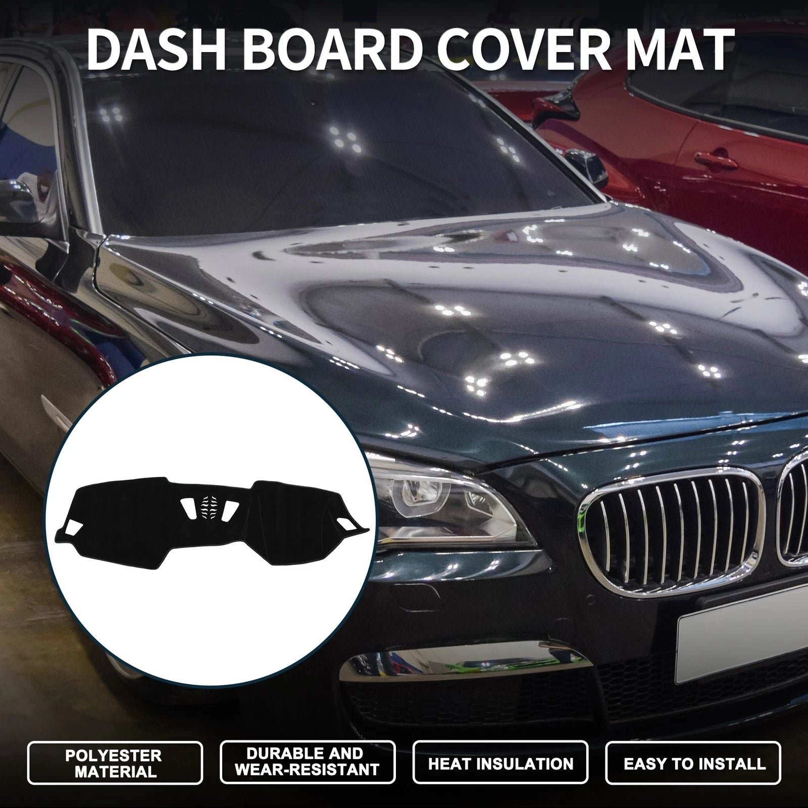 Dashboard Dash Cover Mat Sun Protector for BMW 4 Series (2021–2024)