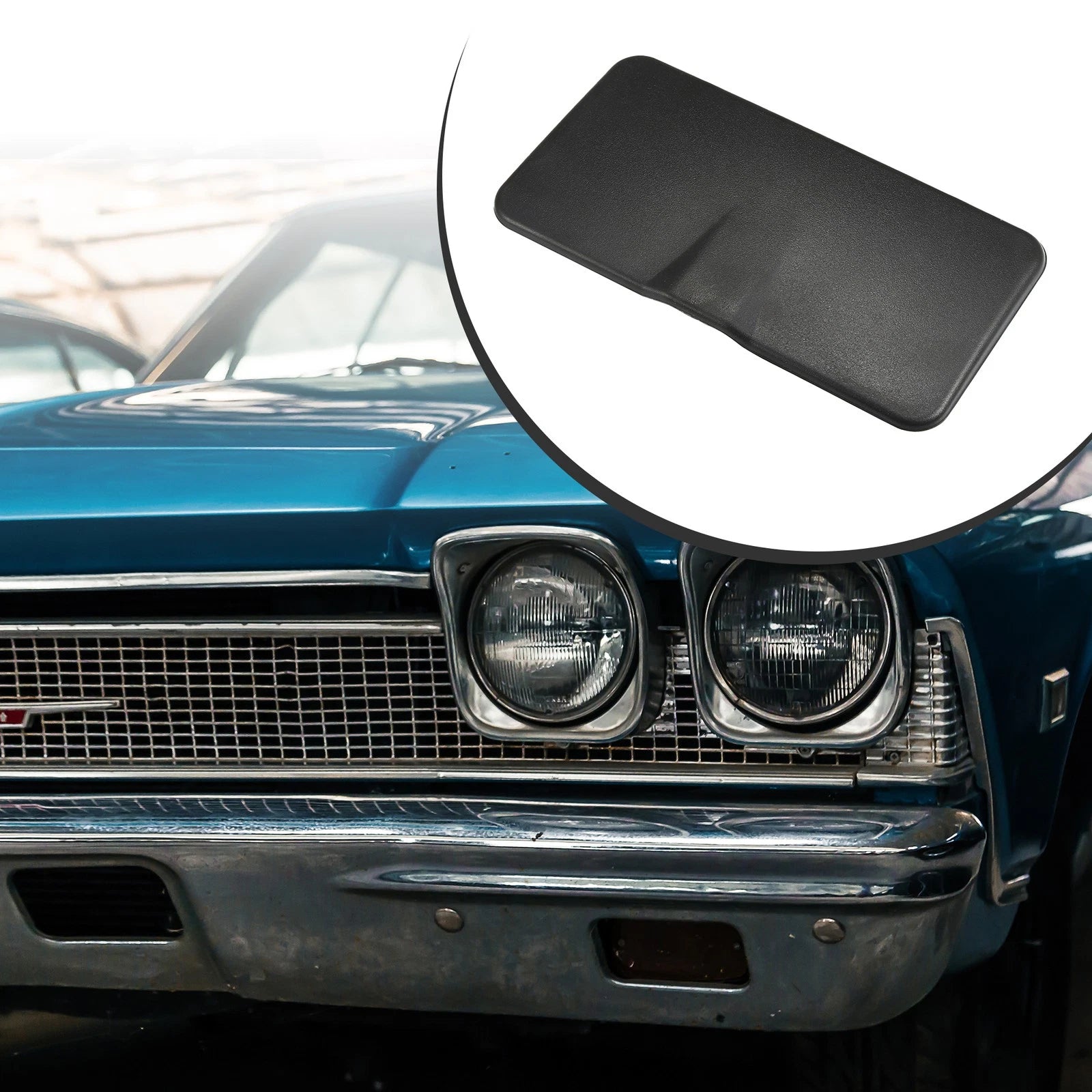 Car Sun Visor Vanity Mirror Cover Replacement for Chevrolet Corvette C6 (2005–2013)