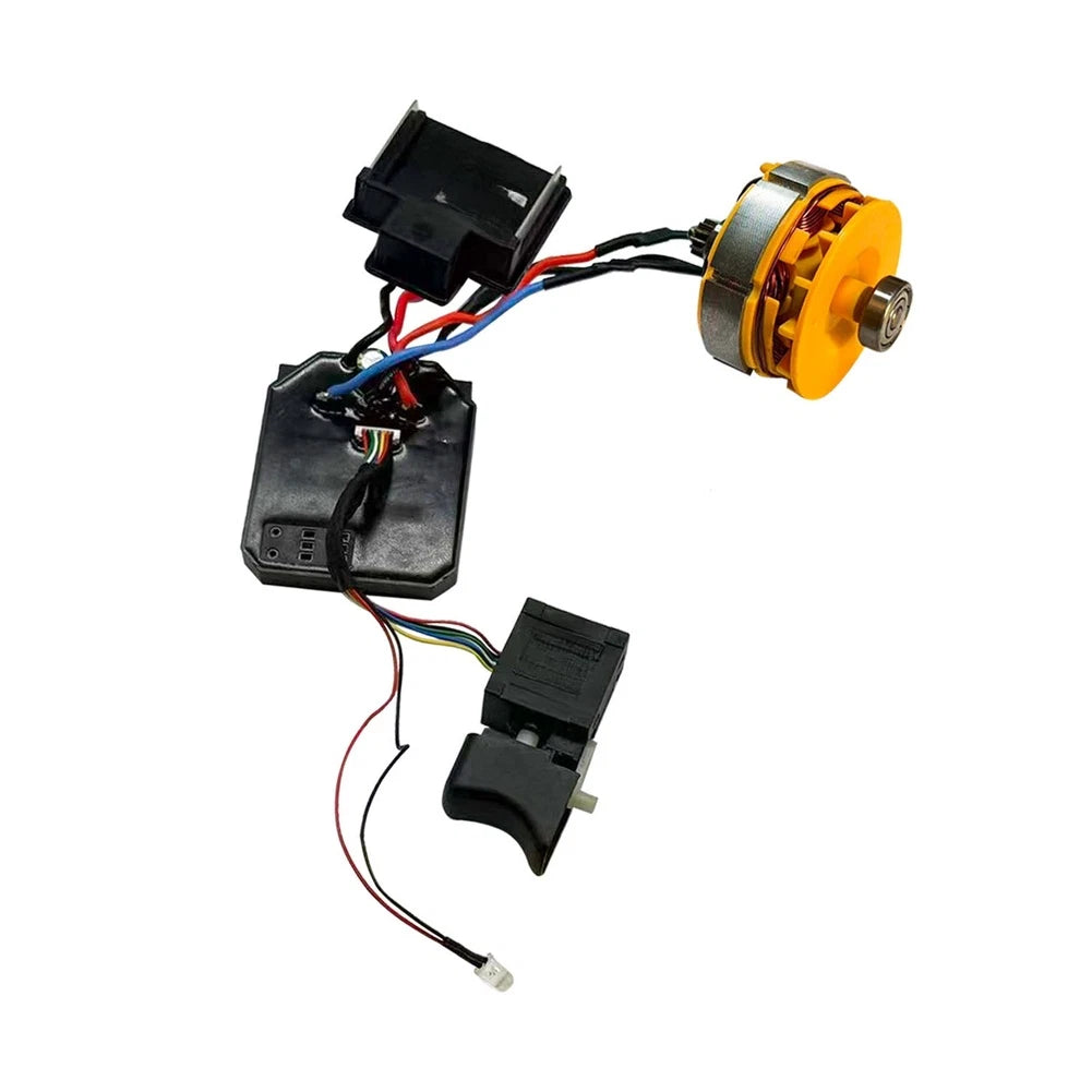 21V Brushless Motor Assembly for Drills (13T Pin Switch, LED Light)