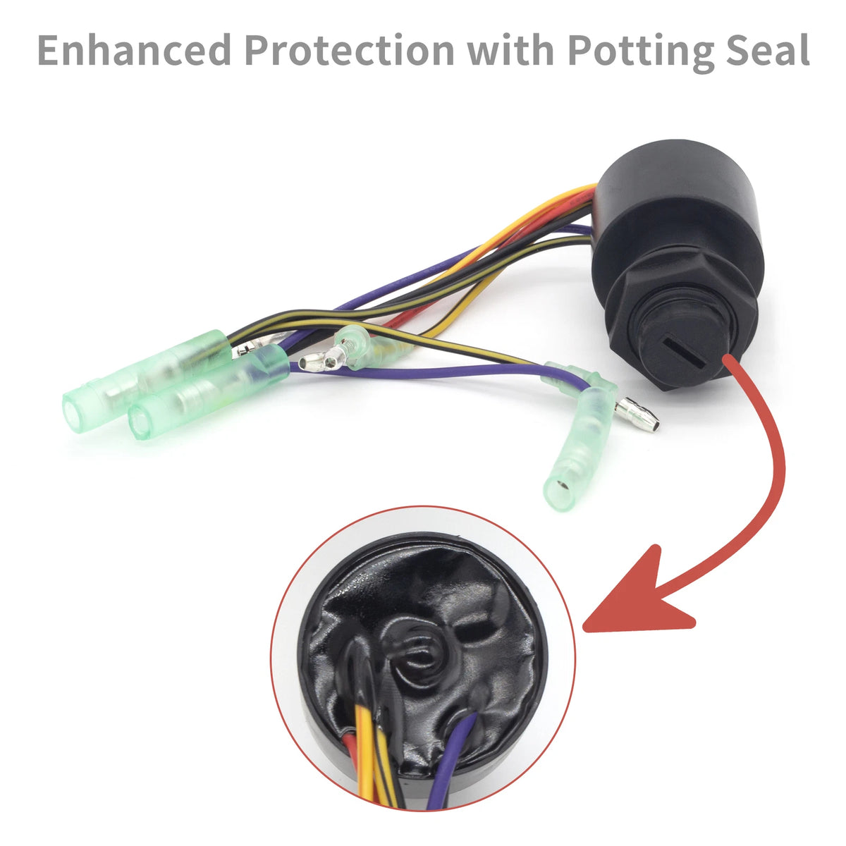Ignition Key Control Box for Mercury Marine (Replaces 17009A2, 17009A5, MP41070)