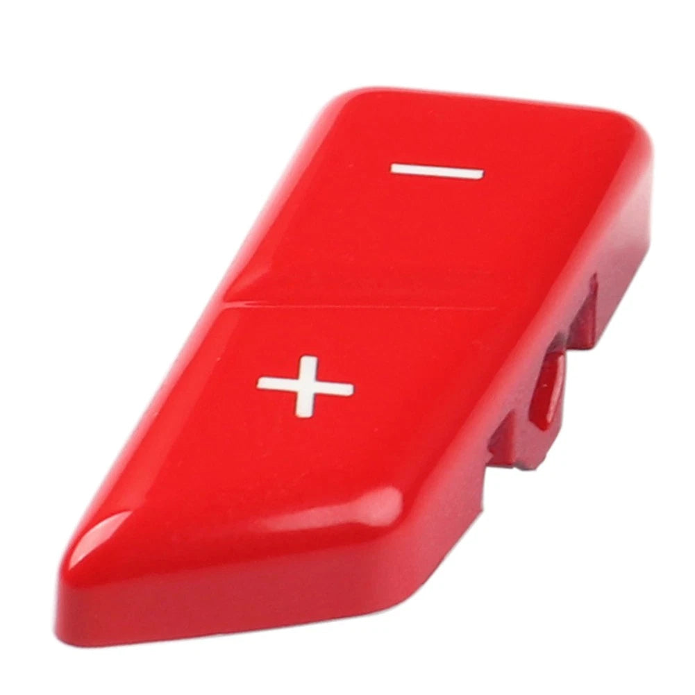 Steering Wheel Volume Button Cover for BMW 1 3 Series E81 E87 E90 E93 M3 X1 (2004–2013) Red