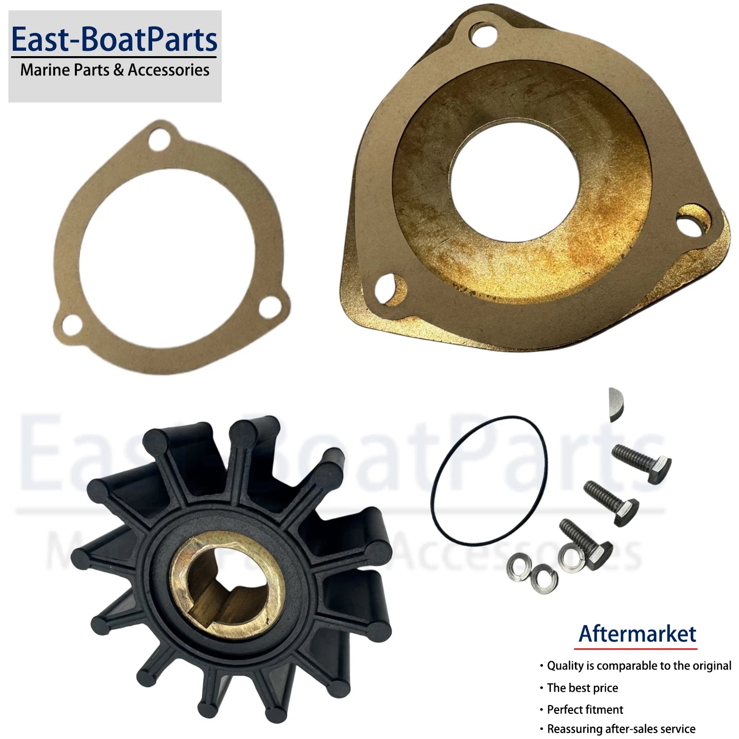 Water Pump Repair Kit for Chris Craft 350 & Commander 302 351 (16.80-90166)