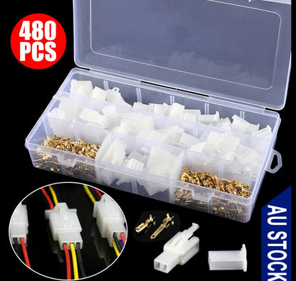 Set of 480X 2.8 mm Auto Motorcycle Terminals for Car Electrical Connectors