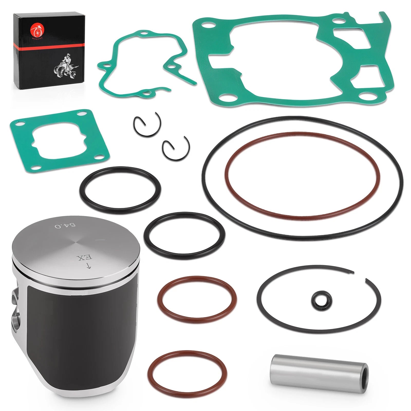 Top End Rebuild Piston Gasket Kit STD 54mm for Yamaha YZ125 (1997–2004)