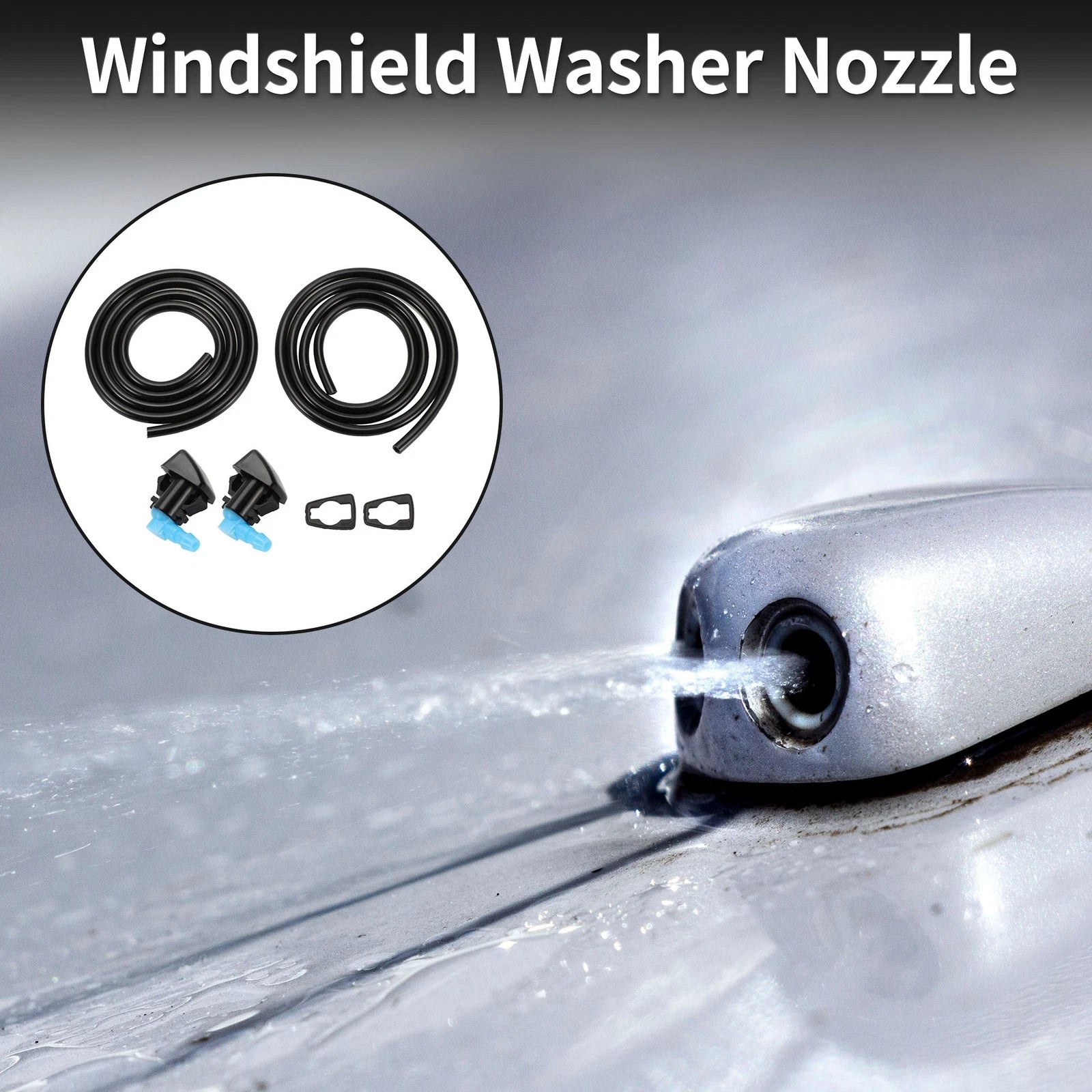 Windshield Washer Nozzle with Hose Replacement for Jeep Grand Cherokee (2014–2022)