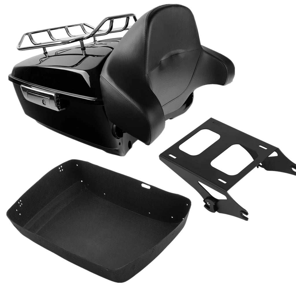 Trunk Mount Rack Backrest for Harley Touring Road Glide (2014–2026)