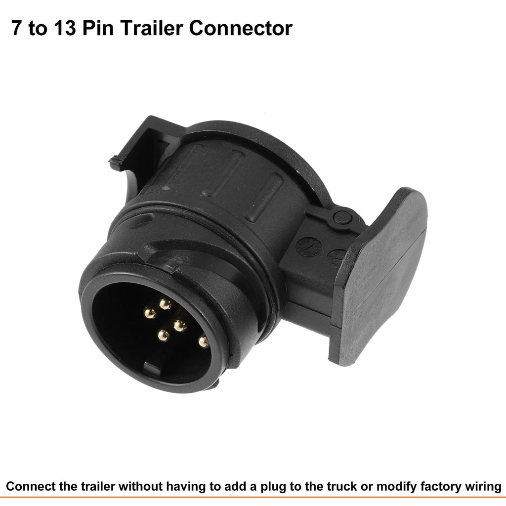 Trailer Connector Adapter Converter 13 Pin to 7 Pin Set for Universal (All Years)
