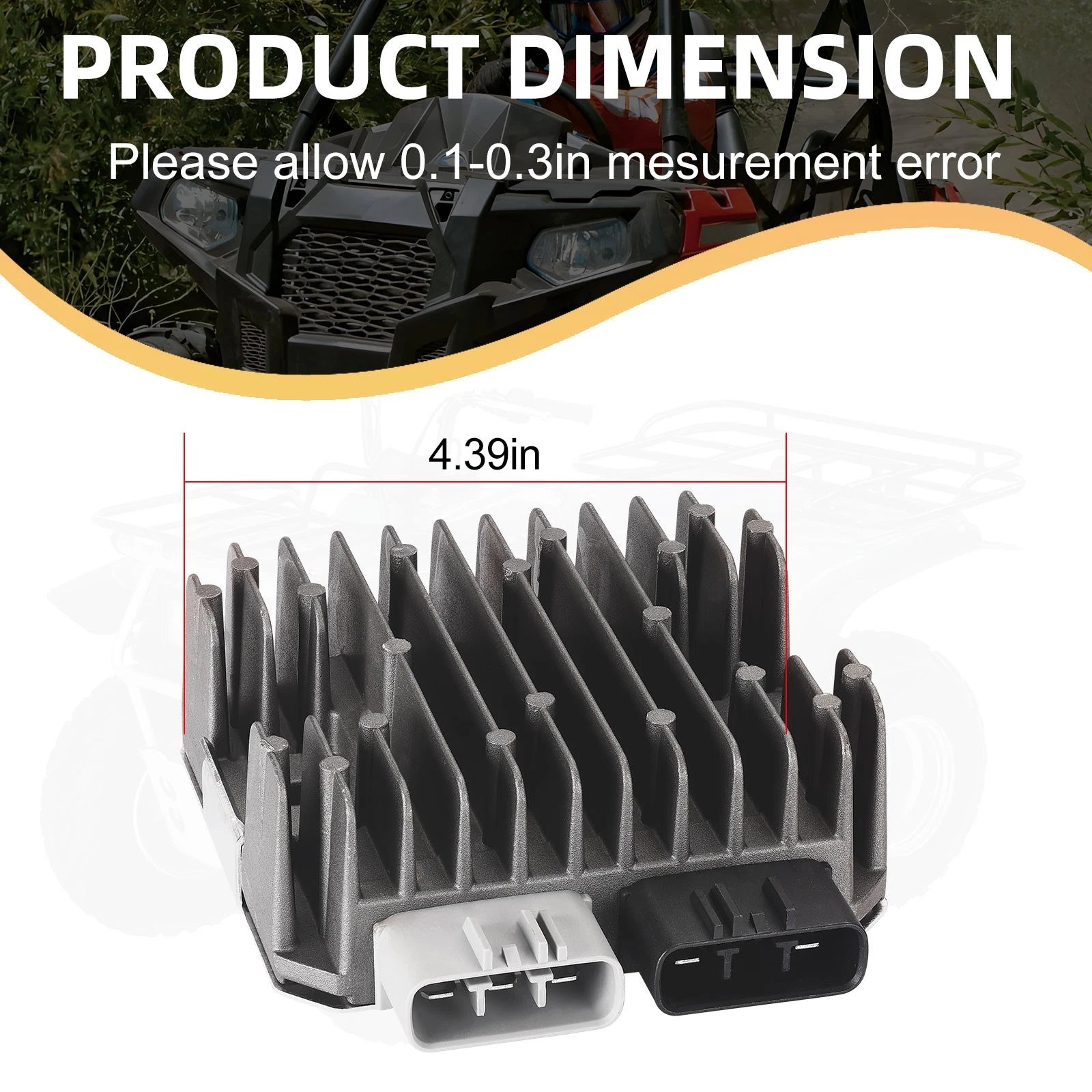 Voltage Regulator Rectifier 4016868 for Polaris Ranger Scrambler XP 1000 (2017–2024)