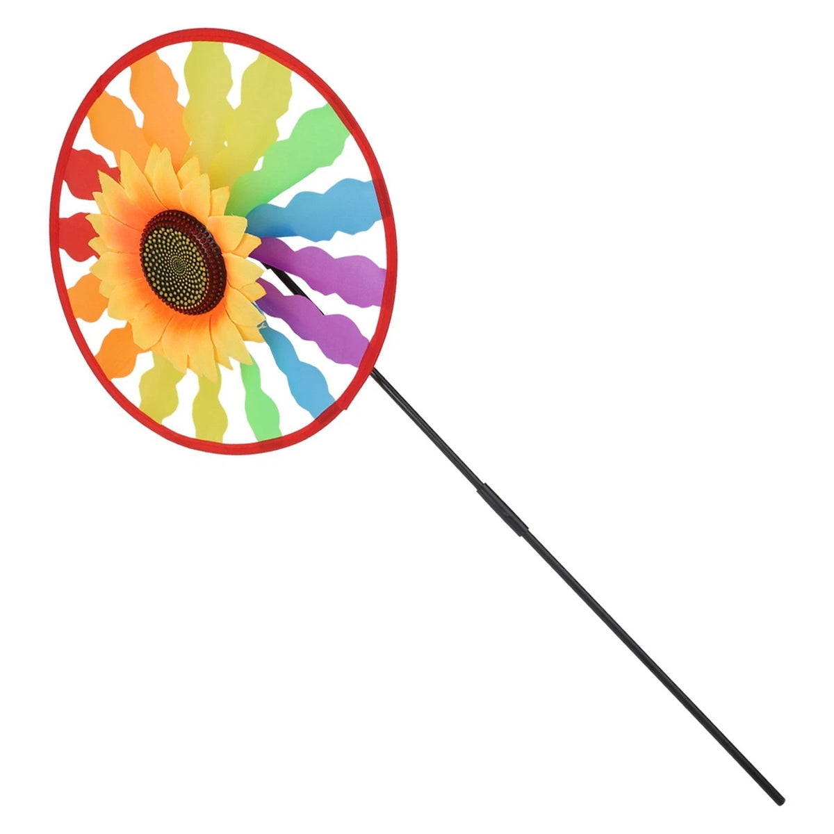 Spinner Windmill Sunflower Pinwheels for Outdoor Decor