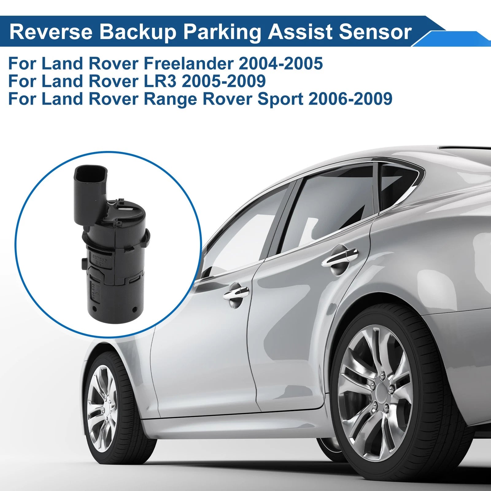 Reverse Backup Parking Sensor for Land Rover Freelander (2004–2005) Black