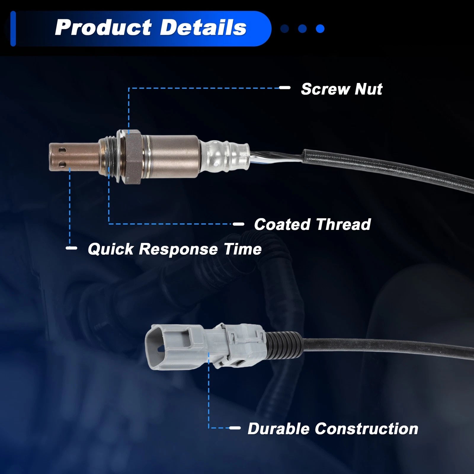2X Upstream & Downstream Oxygen Sensor for Toyota Sienna (2004–2006)