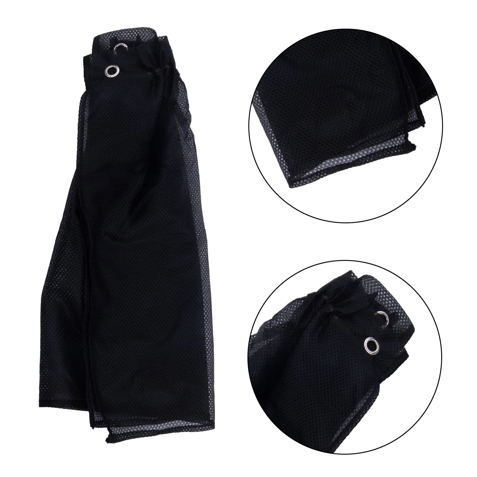Sun Blinds for Car (50x75cm) - Pair Black Foldable Sunshade Shield