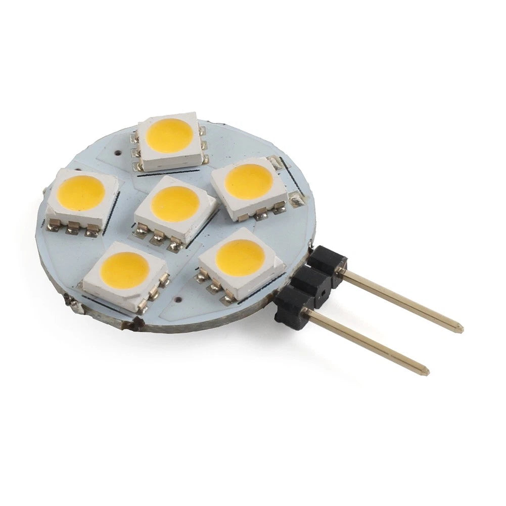 6 LED G4 Bulb Lamp for Car DC12V 180 Degree