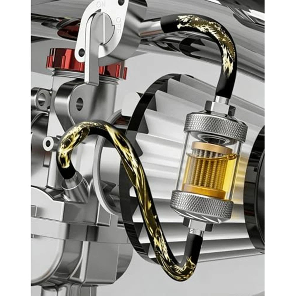Inline Fuel Filter for Motorcycle (Off-road Riding)