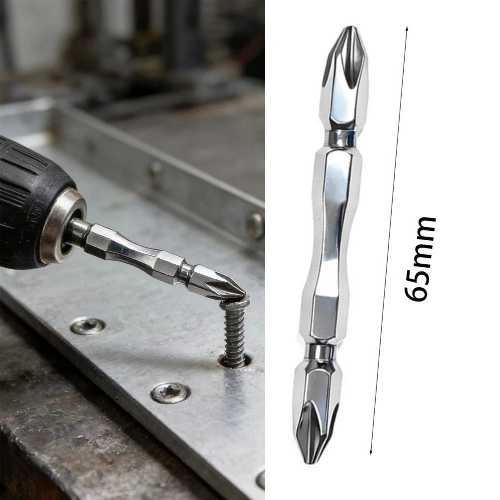 Dual Head PH2 Screwdriver Bit 65mm for Impact Driver Compatibility