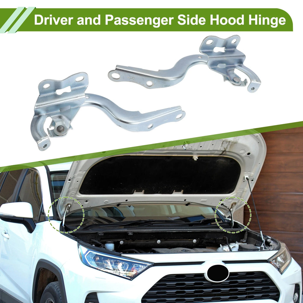 Hood Hinge Set Replacement for Toyota Corolla (2014–2017) Front Bonnet Pair