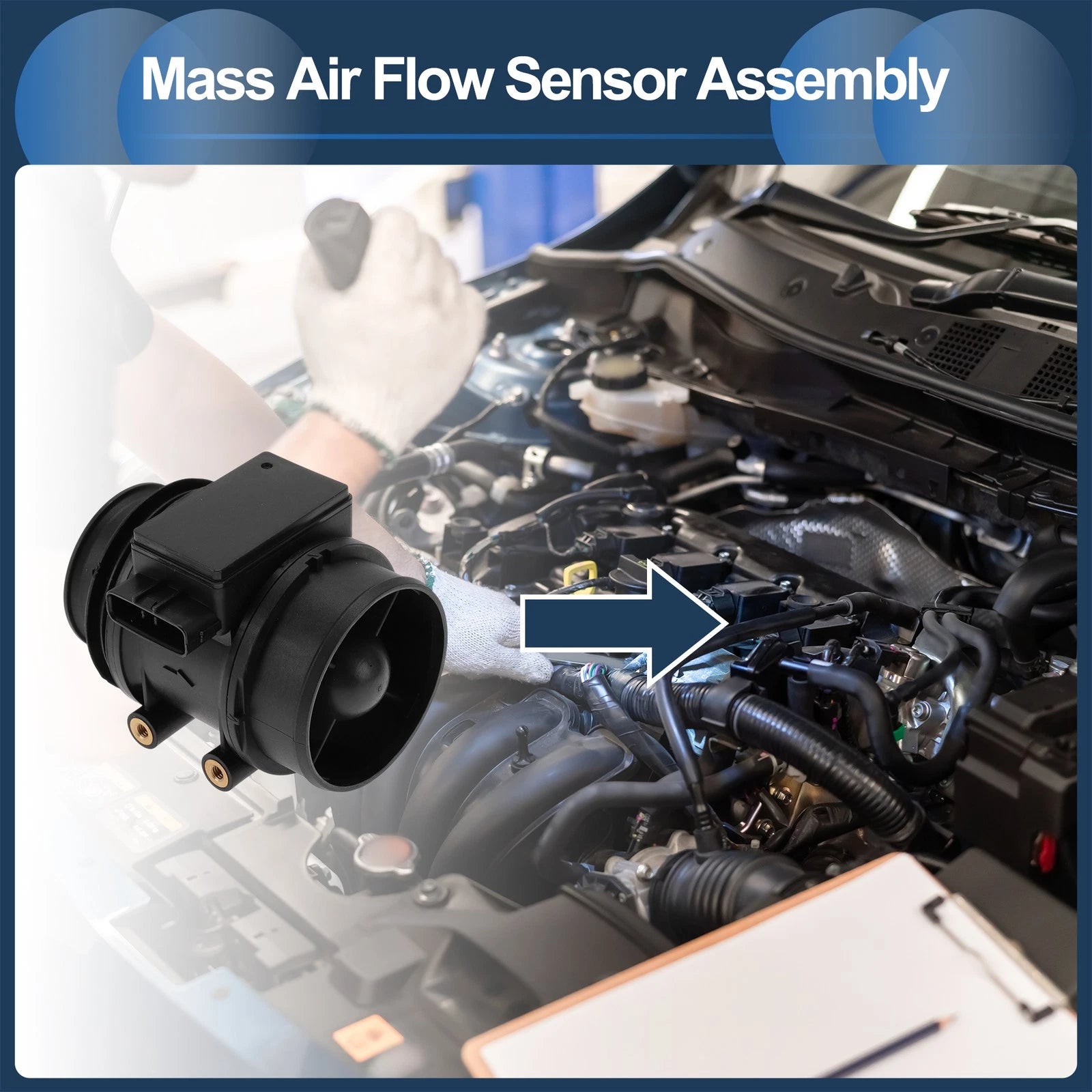 Mass Air Flow Sensor Assembly No.MF4232 for Toyota 4Runner (1996–1998)