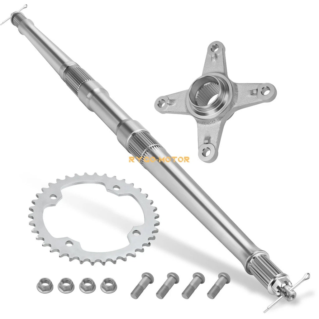 Rear Axle Shaft with Sprocket Hub for Yamaha YFZ450 (2004–2005) 5TG-25381-00-00