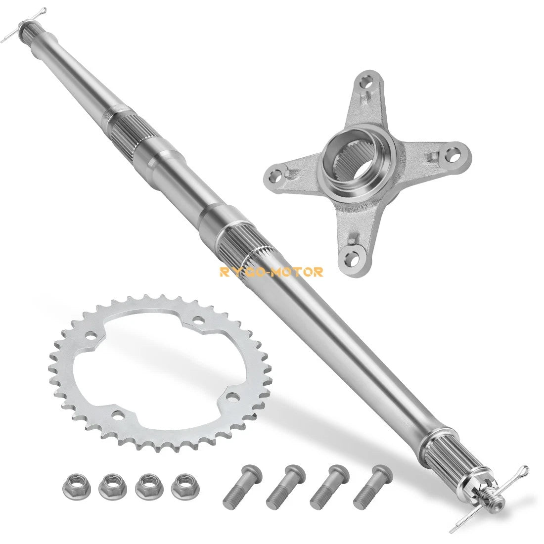Rear Axle Shaft with Sprocket Hub for Yamaha YFZ450 (2004–2005) 5TG-25381-00-00