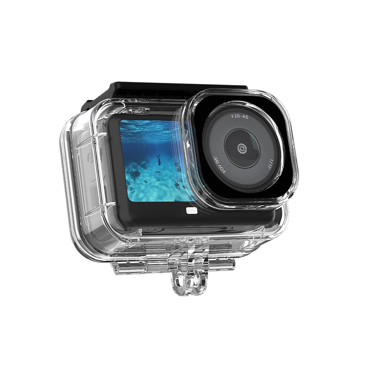 Diving Waterproof Case for DJI Osmo Action 6 (2023) with Lens Cover
