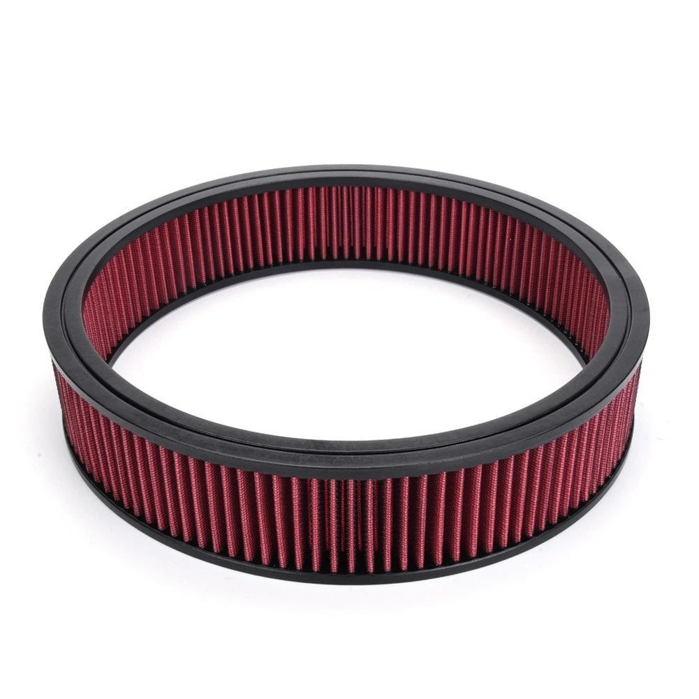 14 Inch Circular Air Filter for Automotive (Reusable, High Flow Efficiency)