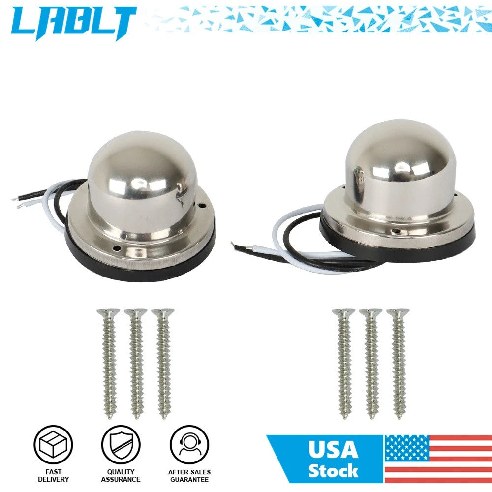 LED Bow Navigation Lights for Marine Boat Pontoon (12V)