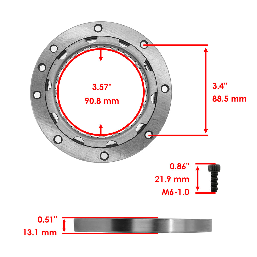 Clutch Starter One Way Replacement for Yamaha V Star 1100 (2005–2009)