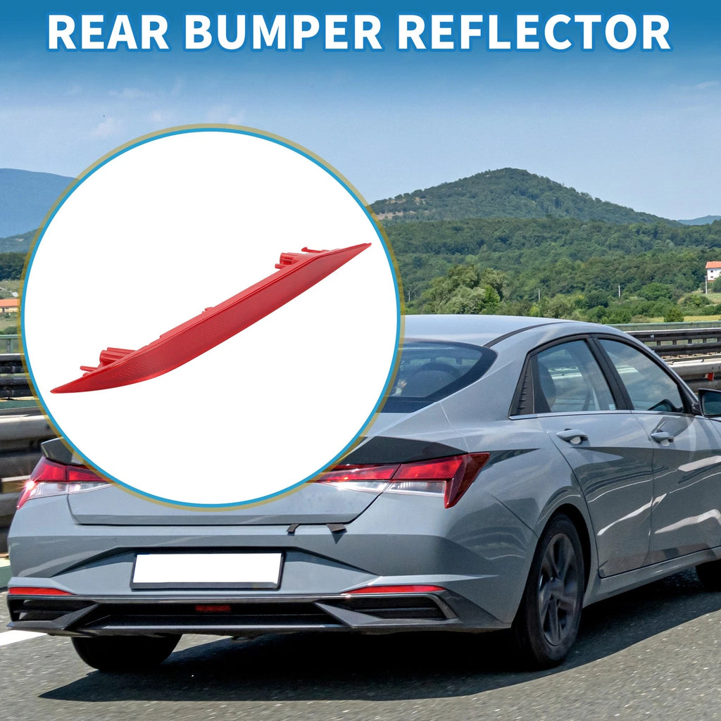 Rear Left Bumper Reflector Replacement for Hyundai Elantra Sedan 2021-2023
