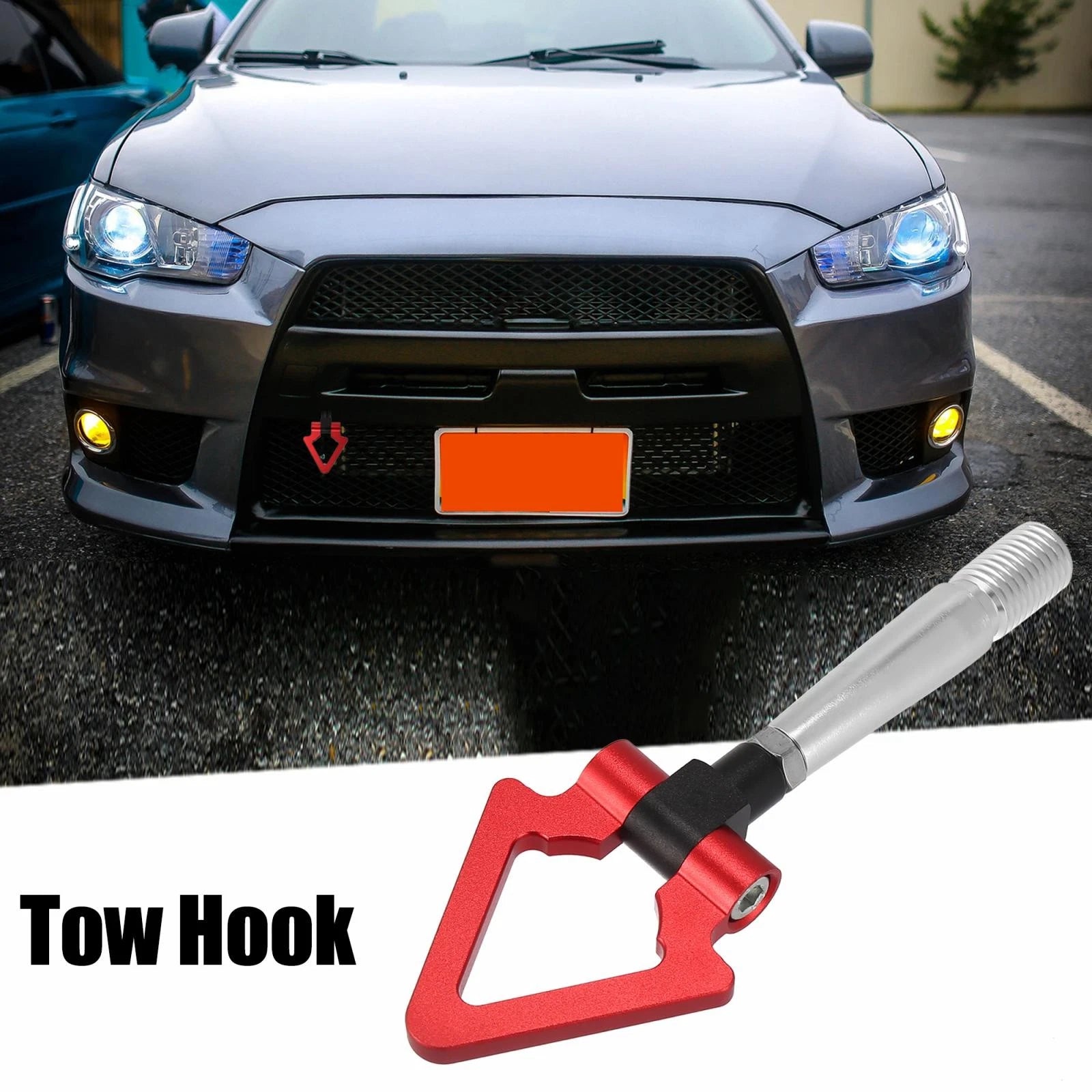 Tow Hook Screw On Triangle Ring for Mitsubishi Lancer EVO X (2008–2015)