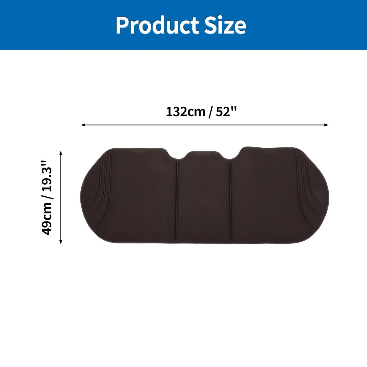 Back Seat Cover for - Seaweed Fiber Latex Mat