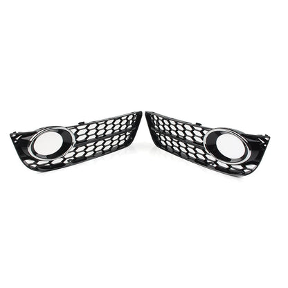 Chrome Front Bumper Fog Light Grille Cover for Audi A5 (2008–2011)