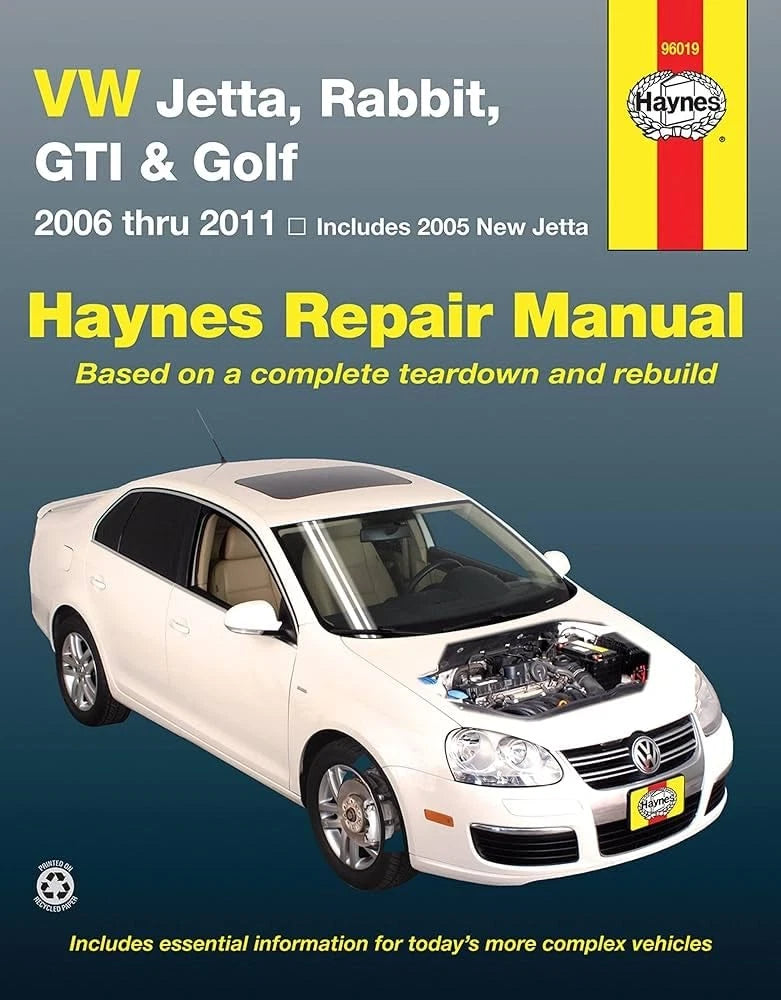 Complete Book Set for Volkswagen GTI Jetta Rabbit Golf (2006–2011)