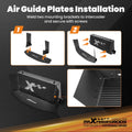 Adjustable Aluminum Intercooler Cooling Air Guide Panel for Universal Fit
